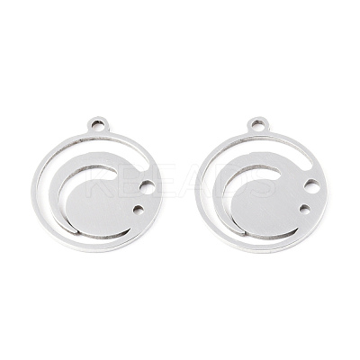 Non-Tarnish 201 Stainless Steel Pendants STAS-N091-173P-1