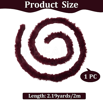 Faux Fur Chenille Stick Fabric Roll for Christmas Tree Decor or Wreath Bows Craft FIND-WH20003-95B-1