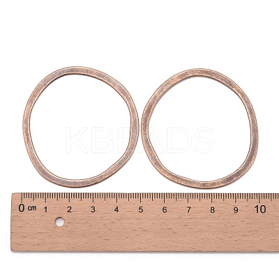 Tibetan Style Alloy Linking Rings LS-EA13479Y-R-1
