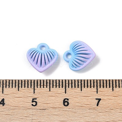Spray Painted Alloy Pendants PALLOY-S038-15C-1