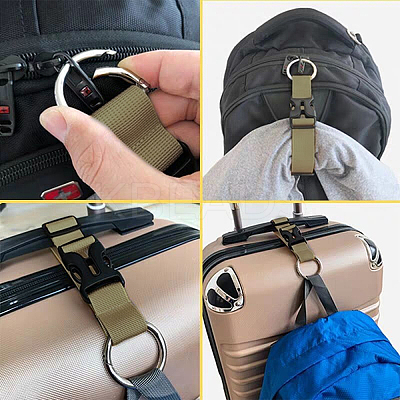 2Pcs Polyester Luggage Straps FIND-GF0003-30B-1