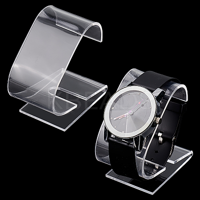 Acrylic Watch Display Stands ODIS-WH0086-130-1