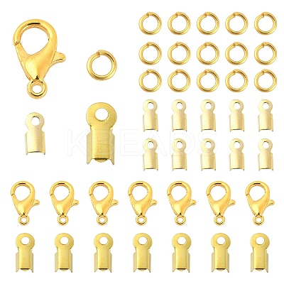 50Pcs Zinc Alloy Lobster Claw Clasps DIY-YW0007-54G-1
