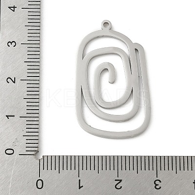 304 Stainless Steel Pendants LS-STAS-G355-08B-P-1