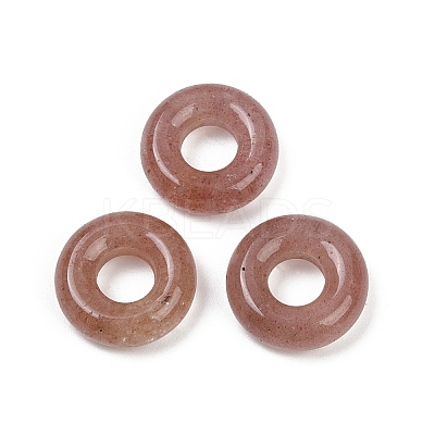 Natural Strawberry Quartz Pendants G-G202-07C-1