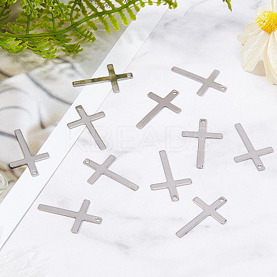 201 Stainless Steel Pendants STAS-YW0001-29P-1