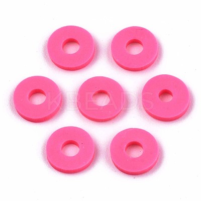 Handmade Polymer Clay Beads X-CLAY-Q251-6.0mm-31-1
