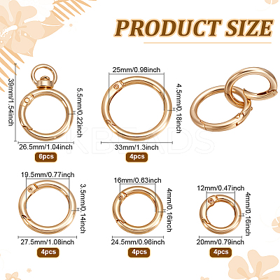 22Pcs DIY Jewelry Making Findings Kits DIY-BC0015-19LG-1