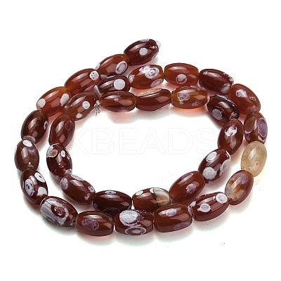 Natural Agate Beads Strands G-F811-B01-01-1