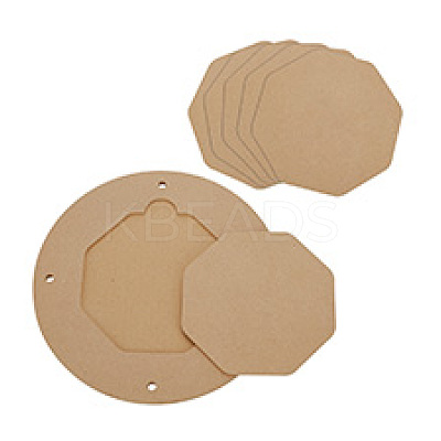 Medium Density Fiberboard (MDF) Portable Clay Wedging Board with Built AJEW-WH0270-255-1