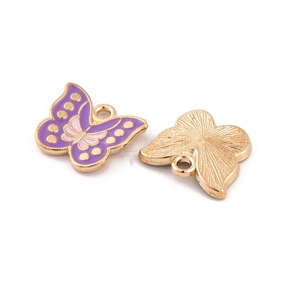 Light Gold Plated Alloy Enamel Pendants LS-FIND-Q100-04KCG-04-1