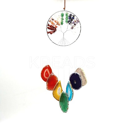 Metal Big Pendant Decorations HJEW-PW0001-016D-1