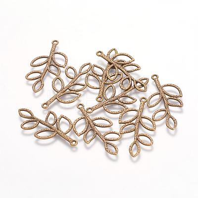 Tibetan Style Alloy Pendants TIBEP-A12-3860-AB-FF-1
