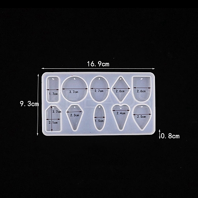 Pendants Food Grade Silicone Mold PW-WG15607-03-1