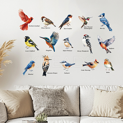 Translucent PVC Self Adhesive Wall Stickers STIC-WH0015-301-1