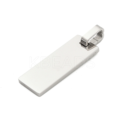 304 Stainless Steel Stamping Blank Tag Pendants STAS-Z126-03P-02-1