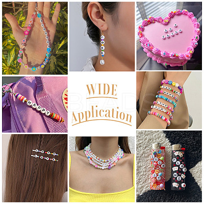 500Pcs Acrylic Beads SACR-TA0001-55V-1