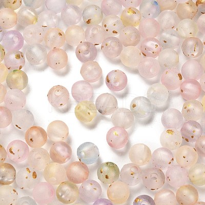Frosted Transparent Acrylic Beads LS-OACR-F013-12A-1