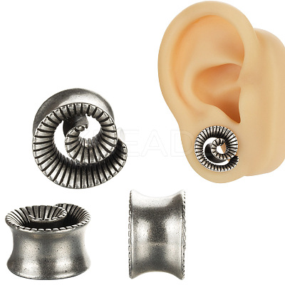 Vortex Brass Alloy Ear Tunnels FS-WGA94B8-05-1