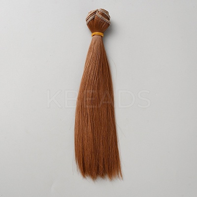 Plastic Doll Wig Hair AJEW-WH0695-007C-1