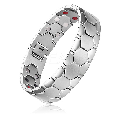 Stainless Steel Panther Chain Watch Band Bracelets JB673A-1