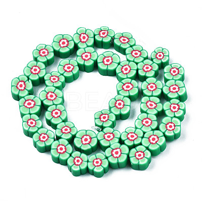 Handmade Polymer Clay Bead Strands CLAY-N011-48B-D01-1