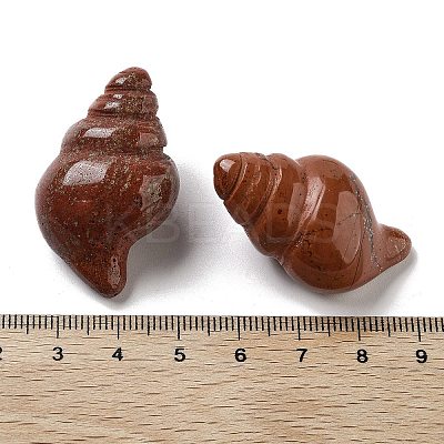 Natural Red Jasper Carved Figurines DJEW-L023-H18-1