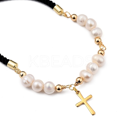 Adjustable Nylon Cord Slider Bracelets BJEW-JB05453-1