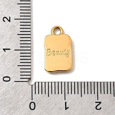 304 Stainless Steel Charms STAS-B094-21G-1