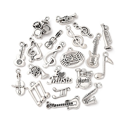20Pcs 20 Styles Tibetan Style Alloy Pendants Set FIND-C069-05AS-1