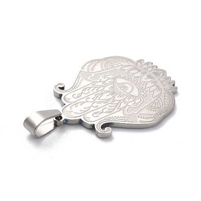 Non-Tarnish 201 Stainless Steel Pendants LS-STAS-C062-04P-1
