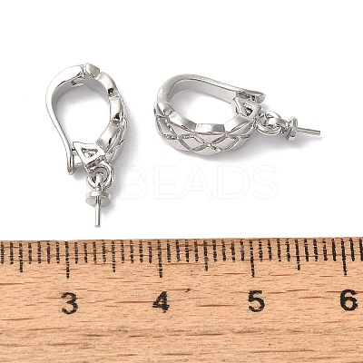 Brass Pendant Bails X-KK-H483-12P-1