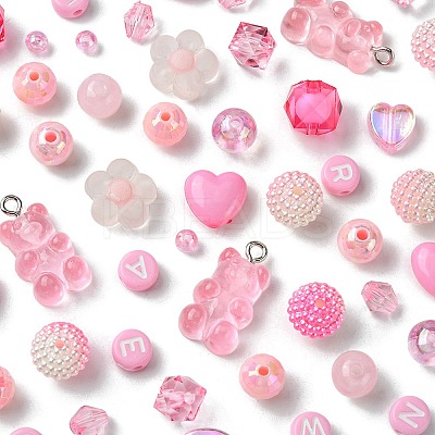 Acrylic Beads for Diy Bead Pendant OACR-FS0001-56-1