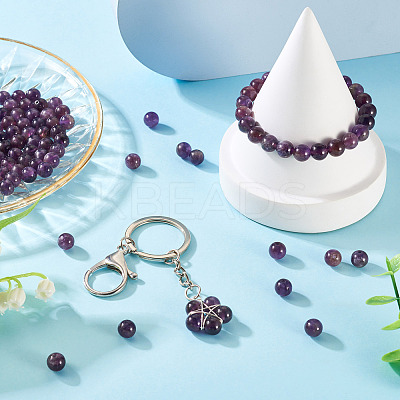 2 Strands 2 Colors Natural Amethyst Beads Strands G-TA0002-62-1