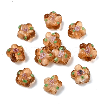 15PCS Handmade Lampwork Beads LAMP-YW0001-66C-1