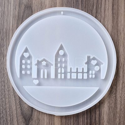 City Signs Decorated with Wind Chimes Silicone Mold SIMO-S001-01D-1