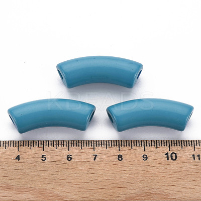 Opaque Acrylic Beads MACR-S372-001B-18-4530-1