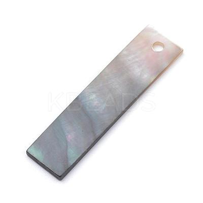 Black Lip Shell Pendants SHEL-Q008-82-1