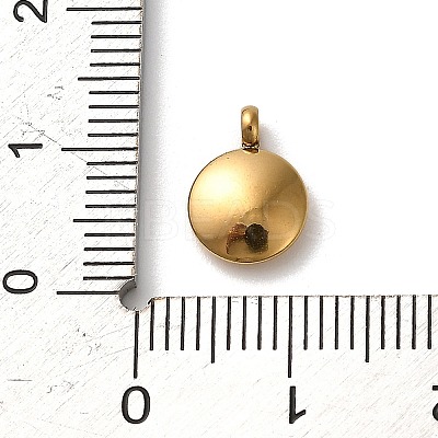 304 Stainless Steel Black Enamel Charms STAS-R009-01G-I-1