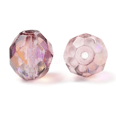 Fire-Polished Czech Glass Beads LAMP-O017-151-DM10-1