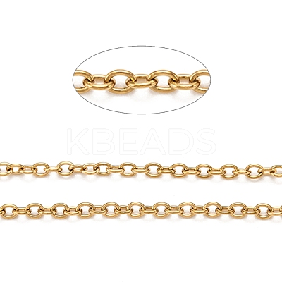 PVD Vacuum Plating 304 Stainless Steel Cable Chains CHS-H020-12G-25M-1