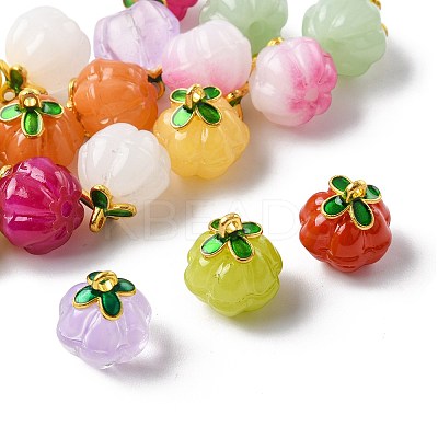 24Pcs 9 Colors Glass Charms GLAA-FS0002-42-1