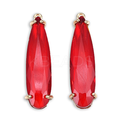 Transparent K9 Glass Pendants GLAA-N038-59-F09-1
