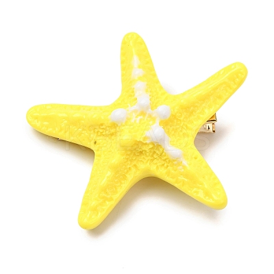 Starfish Resin Alligator Hair Clips PHAR-Z008-02B-1
