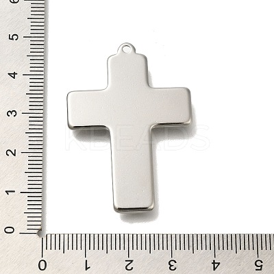 304 Stainless Steel Pendant Rhinestone Settings STAS-U031-08P-1