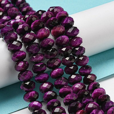 Natural Tiger Eye Beads Strands G-K351-B04-03-1