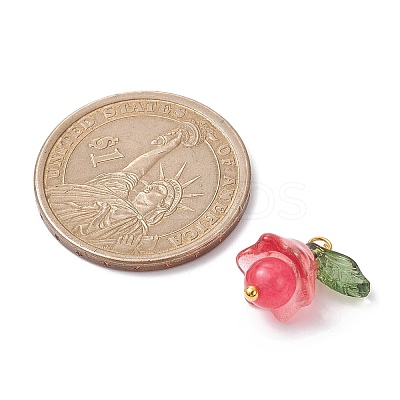 Natural Malaysia Jade & White Jade Dyed Pendants PALLOY-JF02433-1