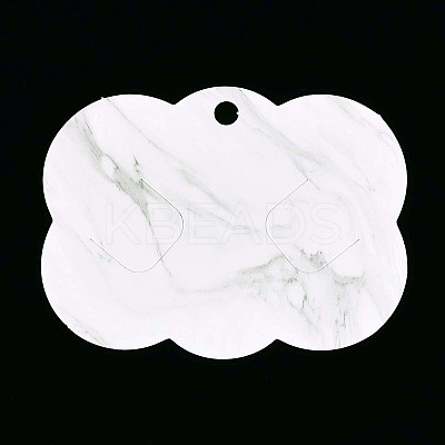 Cloud Shaped Paper Hair Clip Display Cards CDIS-C005-11-1