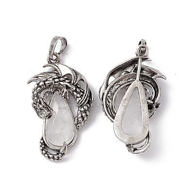 Natural Quartz Crystal Pendants G-H281-06D-1
