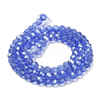 Transparent Glass Beads LS-EGLA-A035-T6mm-B14-1